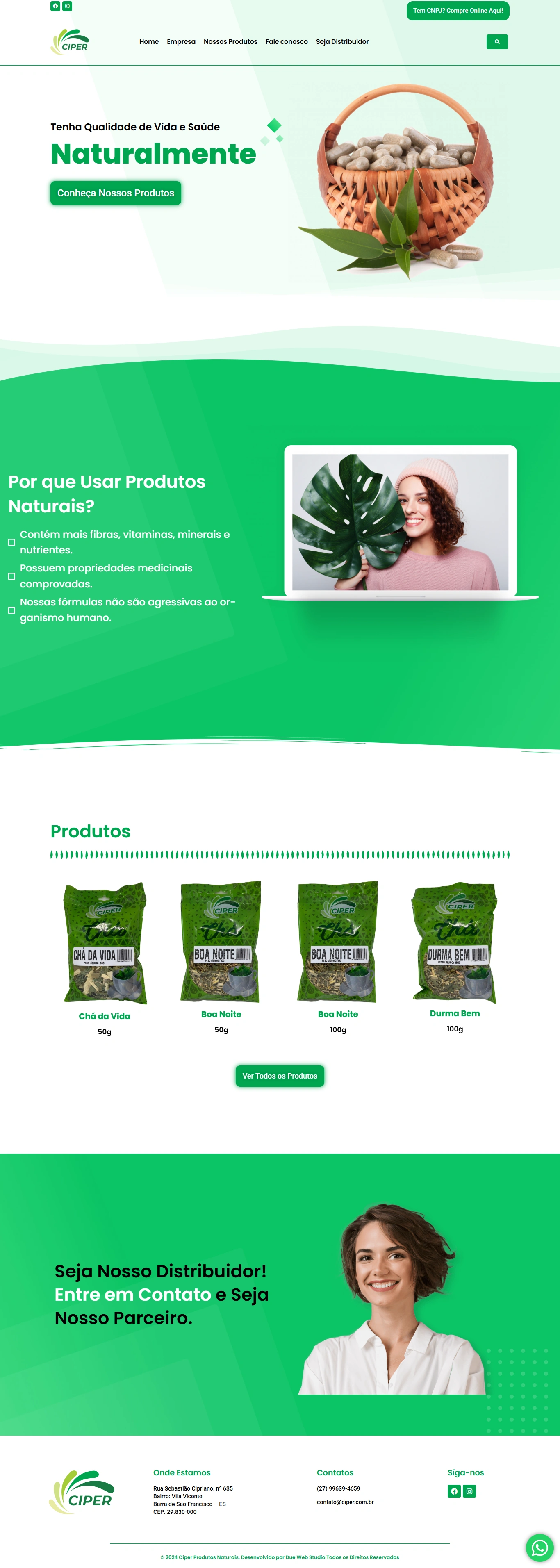 Projeto Ciper — Due Web Studio
