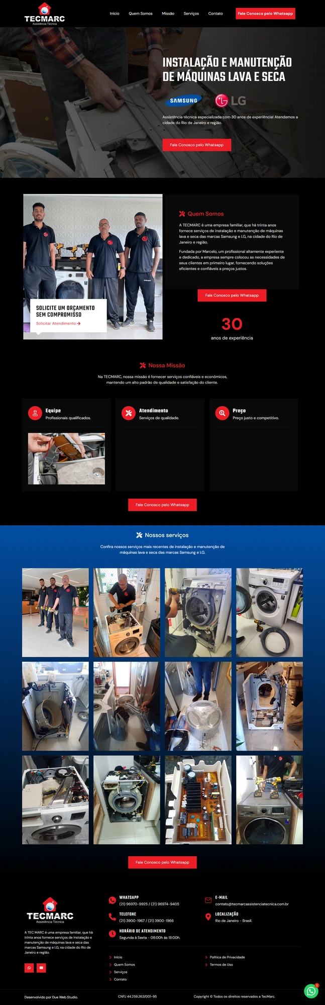 Projeto TecMarc — Due Web Studio