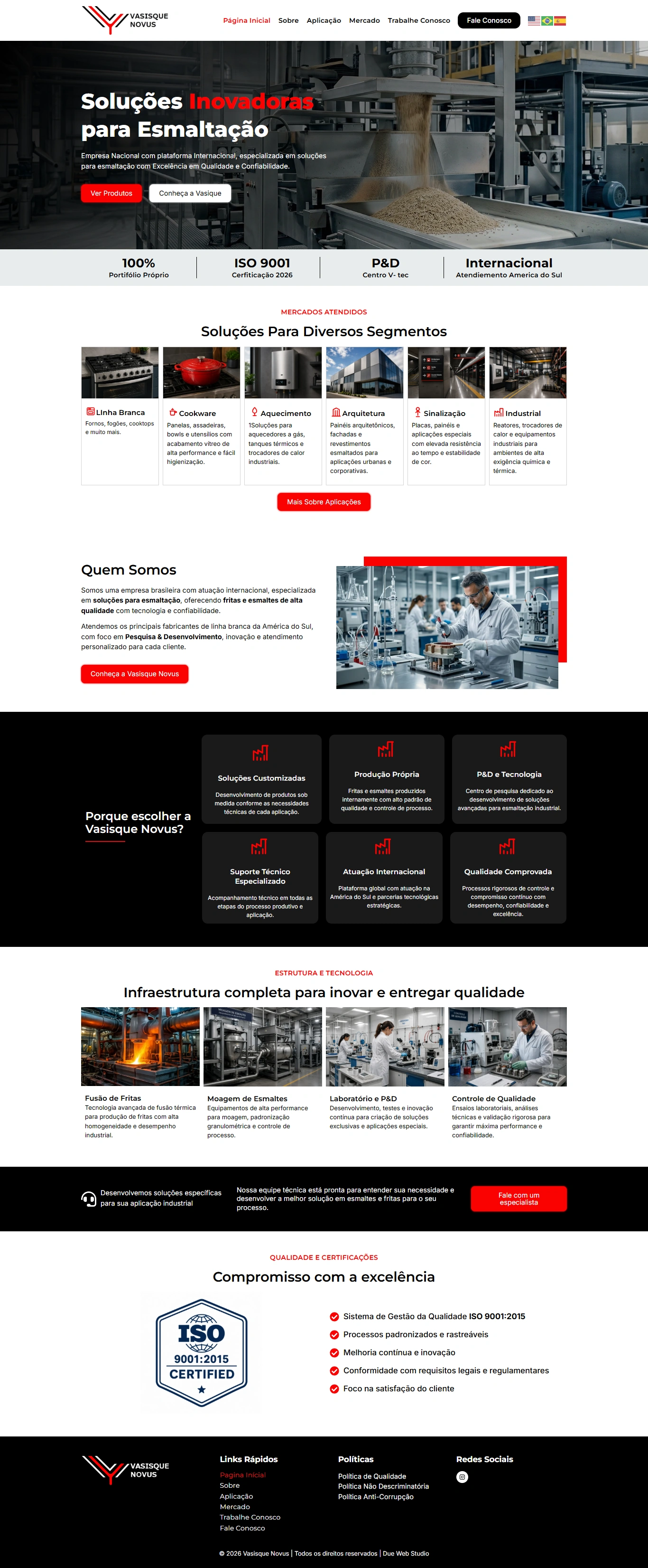 Projeto Vasisque — Due Web Studio