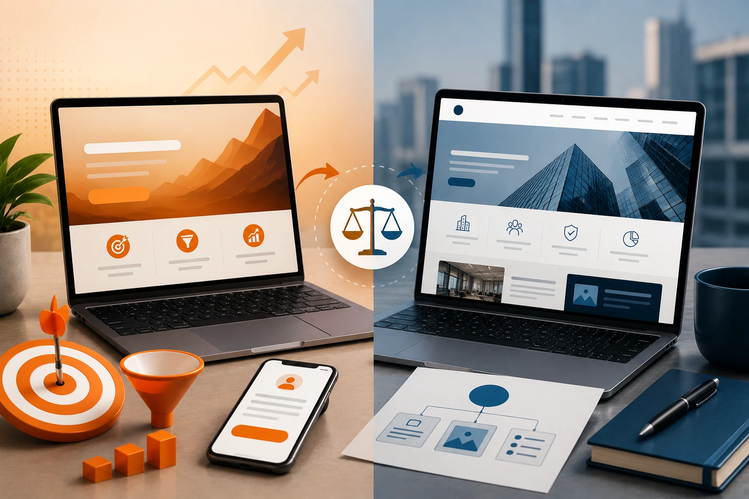 Landing Page ou Site Institucional: qual gera mais resultados?